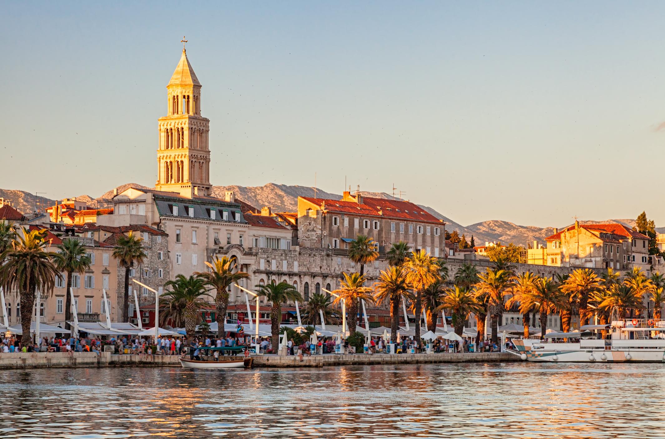 View of Split old town, Croatia